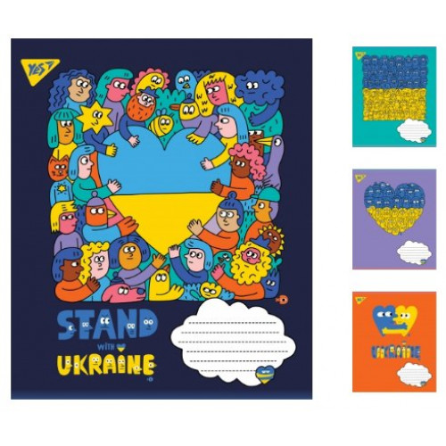 Зошит 18арк. клітинка YES Ukraine