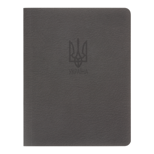 Книга записна MILITARY, А6, 64 аркуші, клітинка, обкл. з синтетичного каменя, графіт
