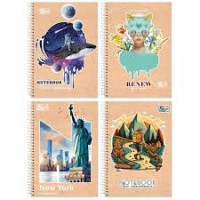 Зошит А5 96арк спір/бічна Kraft SKILL  СТВ-23