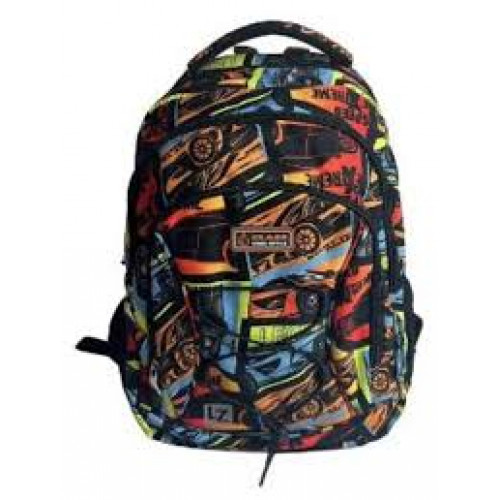 рюкзак SchoolTip 3 відділення, 40х28х18см, поліестер, "Cars", 2524C