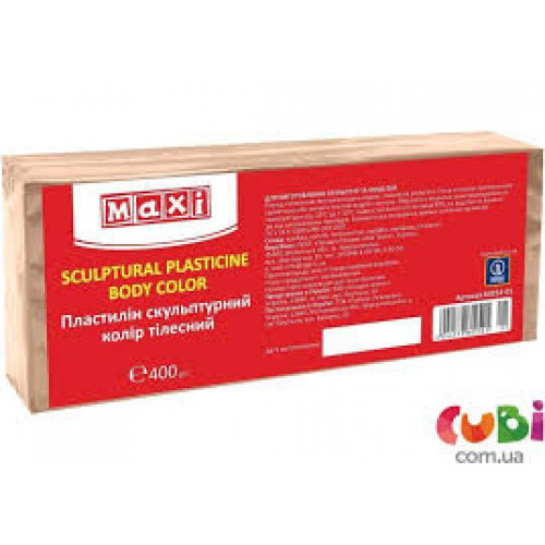Пластилін скульптурний, 400 г, тілесний