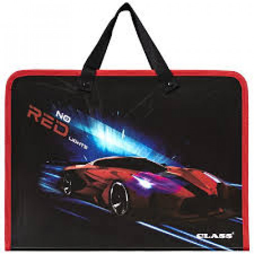 Папка з ручками "Red Car", PP, 600 мкм, 350*255*45 мм,5631-25C,CLASS