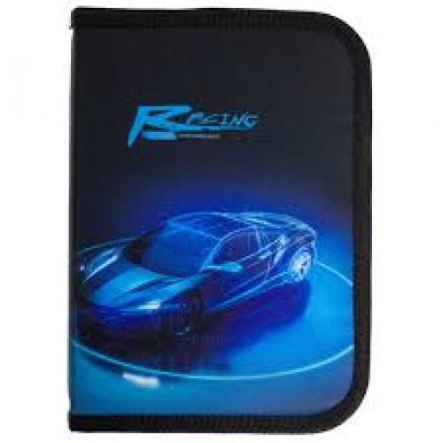 пенал 1-яр. пустий, поліестер, "Fast Car", 25007C