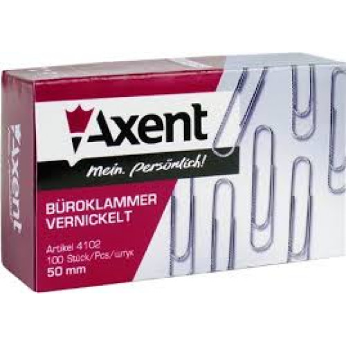 Скріпки 50мм/100шт Axent