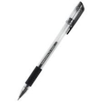 Ручка гелева Axent Delta з грипом 0,7мм, чорна