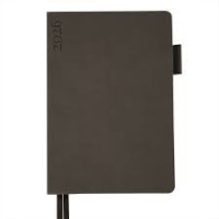 Щоденник-діловий записник А5 Leo Planner датований 2026 "Binario", м'який, графіт, 368 сторінок