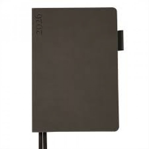 Щоденник-діловий записник А5 Leo Planner датований 2026 "Binario", м'який, графіт, 368 сторінок Щоденник-діловий записник А5 Leo Planner датований 2026 "Binario", м'який, графіт, 368 сторінок