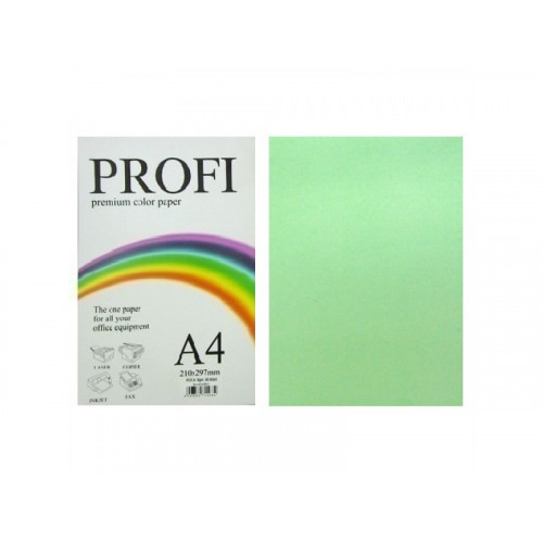 PROFI color папір офіс  A4 80г/м 100арк пастельн зелений Light Green