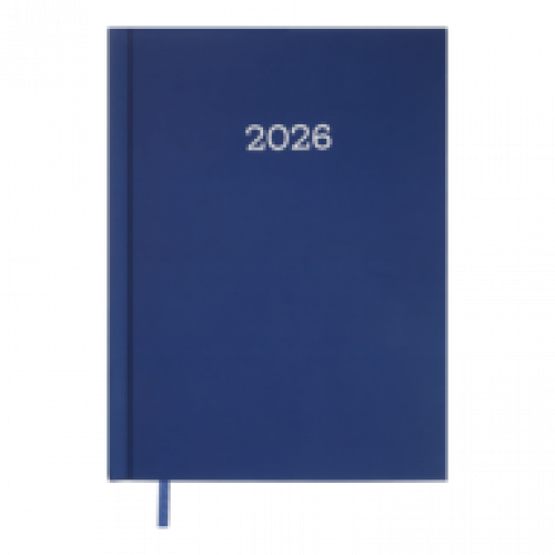 Датований щоденник А5 Buromax MONOCHROME синій
