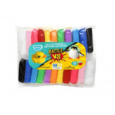 Набір для ліплення з повітряним пластиліном Батл 11vs11 кольорів ТМ Lovin