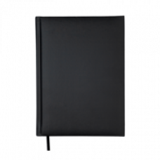 Щоденник НЕдатований А5 Buromax GENTLE чорний, штуч.шкіра/поролон, 336 стор