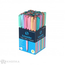 Ручка Schneider TOPS PASTEL 0,5 мм. Корпус пастельний асорті, пише синім