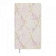 Датований щотижневик 85*153 (кишеньковий) Buromax BLOOM фіолетовий, штуч. шкіра