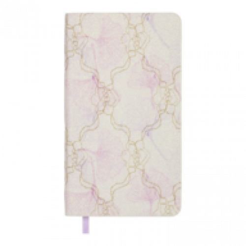 Датований щотижневик 85*153 (кишеньковий) Buromax BLOOM фіолетовий, штуч. шкіра