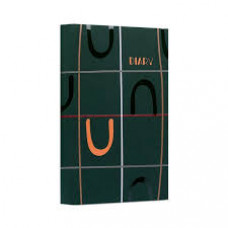 Щоденник А5 недат Yes "Generic" , м'який, 320 стор. зел/помаранч.