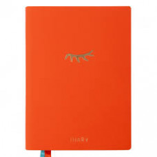 Щоденник А6 недат. Yes "Felice", м'який, 320 стор., помаранчевий, фольга