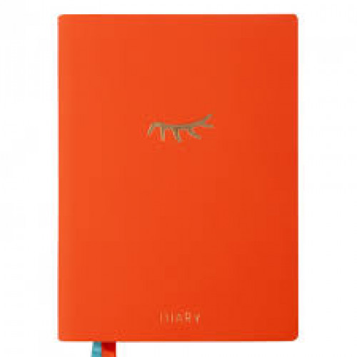 Щоденник А6 недат. Yes "Felice", м'який, 320 стор., помаранчевий, фольга