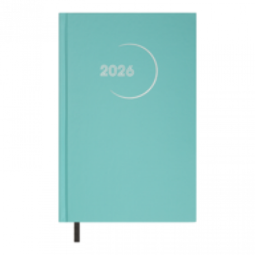 Датований щоденник А5 Buromax MADAM бірюзовий, бумвініл