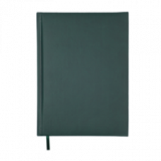 Щоденник НЕдатований А5 Buromax GENTLE зелений, штуч.шкіра/поролон, 336 стор