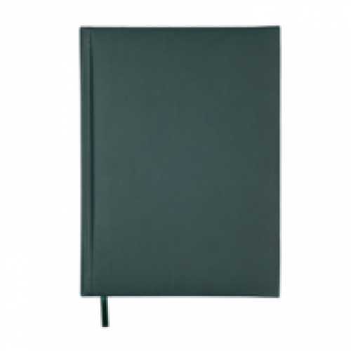 Щоденник НЕдатований А5 Buromax GENTLE зелений, штуч.шкіра/поролон, 336 стор
