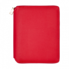 Щоденник НЕдатований А5 Buromax PRIMAVERA червоний, штуч.шкіра/поролон, 336 стор