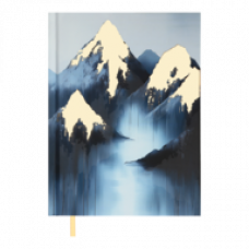 Щоденник НЕдатований А5 Buromax поліграфічний FILLING кобальтовий, 336 стор