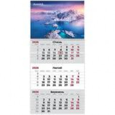 Календар настінний квартальний 2026 р.,1 пр. Nature 1