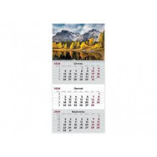 Календар настінний квартальний 2026 р.,1 пр. Nature 2