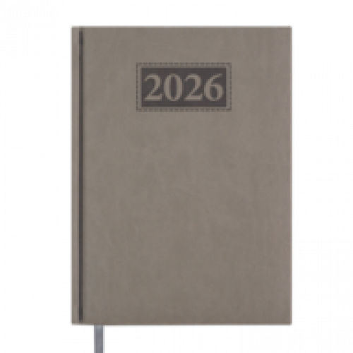 Датований щоденник А5 Buromax GENTLE(Torino), сірий, 336 арк.