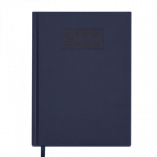Датований щоденник А5 Buromax GENTLE(Torino) синій 336 аркушів
