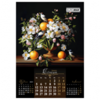 Календар настінний А2 на пружині 2026р. Flowers and birds