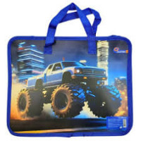 Портфель дитячий на молнії з ручками JO "Big Foot" 26*32см