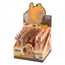 Ручка  ZіBі автоматична, Capybara Toy, 0,7 мм, синя