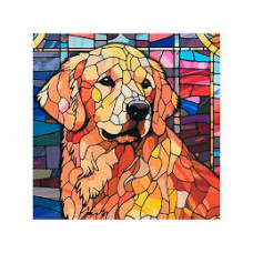 Набір для творчості алмазна картина Промінь вірності Strateg розміром 30х30 см (DEEX16277)