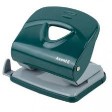 Діркопробивач  30 арк Axent Exakt-2 металевий Earth colors зелений