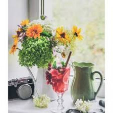 Набір для творчості алмазна картина Натхнення з вікна Strateg розміром 40х50 см (SK88241)