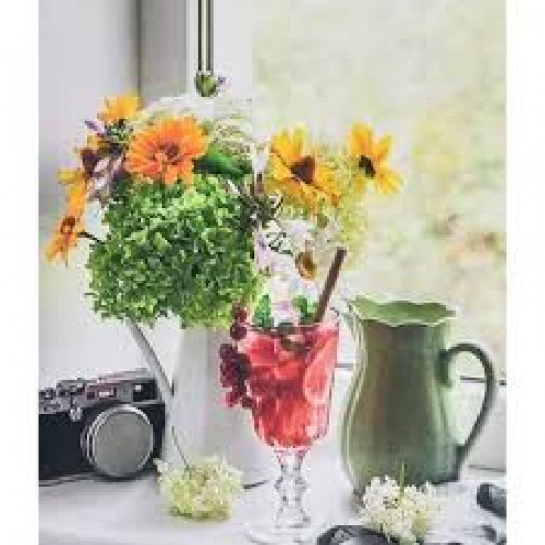 Набір для творчості алмазна картина Натхнення з вікна Strateg розміром 40х50 см (SK88241)