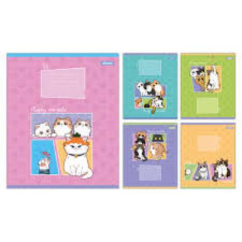 Зошит 12арк. клітинка 1В Fluffy miracle