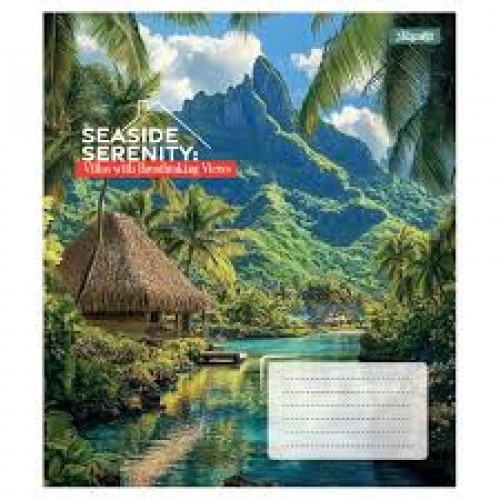 Зошит 48арк. клітинка 1В Seaside Serenity