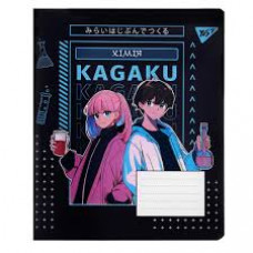 Зошит 48арк. клітинка YES ХІМІЯ (Anime) виб.гібрид.лак