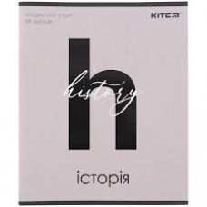 Зошит предметн. 48 арк., кл., софт т.УФ лак,Letters історія