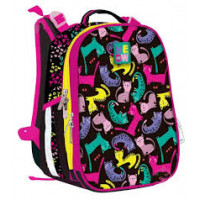 Ранець SchoolCase Mini 2 відділення, 35х27х16см, поліестер, "Meow team", 2403C