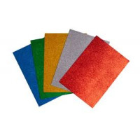 Фоаміран кольор. з клейк. шаром, А4, 5 л. - 5 кол. 2мм, KIDS Line