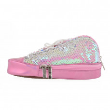 Пенал мягкий YES TP-24  ''Sneakers with sequins'' pink