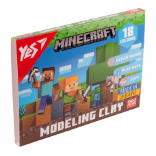 Пластилін YES, 18 кол., 360г "Minecraft"