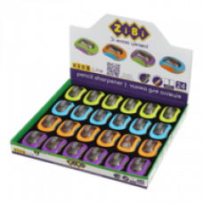 Чинка CAR з контейнером, 1 отв., пластик. корпус, асорті, KIDS Line