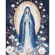 Набір з алмазною мозаїкою "Непорочна Діва" 40х50см