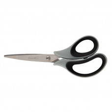 Ножиці офісні AXENT Duoton Soft, 16,5 см, сіро-чорні