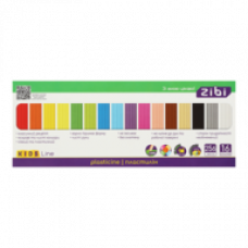 Пластилін ZiBi Kids Line  16 кол., 256 гр