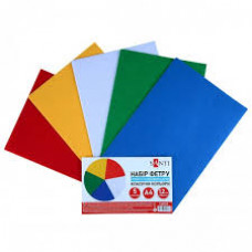 Набір Фетру SANTI м'якого з клейовим шаром, класичні кольори 21х30см  5 аркушів